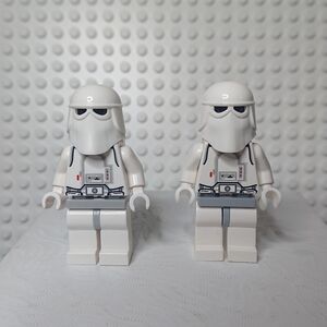 LEGO Snowtrooper Minifigure Lot (x2) - Star Wars - Hoth Stormtroopers